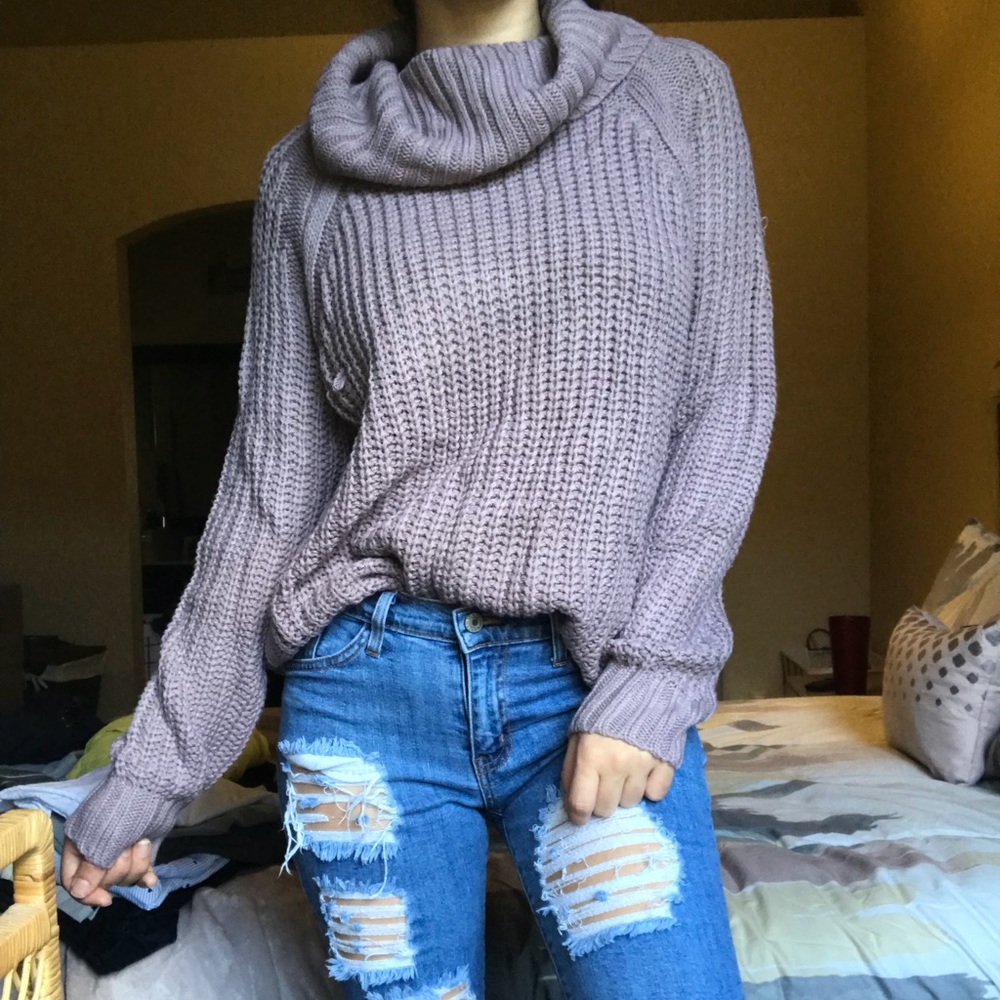 Purple sweater